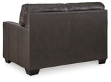 Belziani Sofa, Loveseat, Chair and Ottoman in Storm from Ashley - Luna Furniture