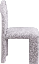 Bennett Boucle Fabric Dining Chair Taupe, Set of 2 from Meridian - Luna Furniture