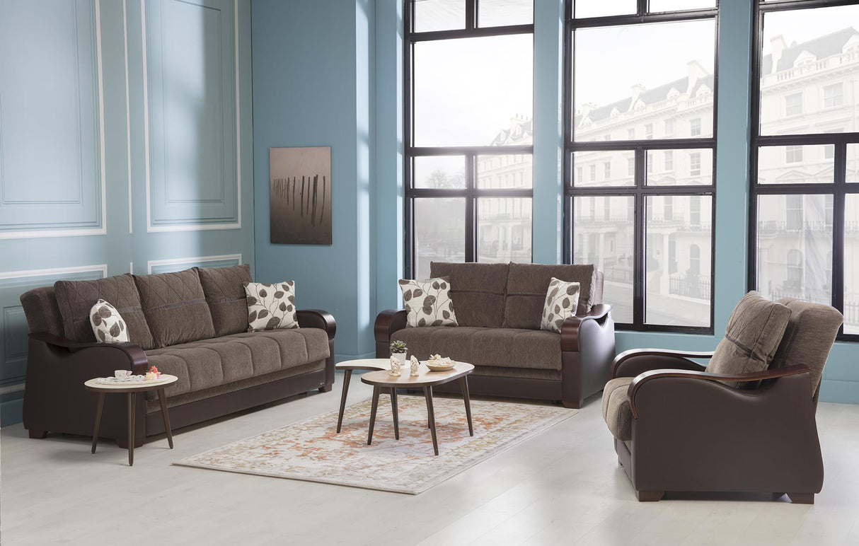 Bennett Armoni Brown Loveseat from Bellona - Luna Furniture