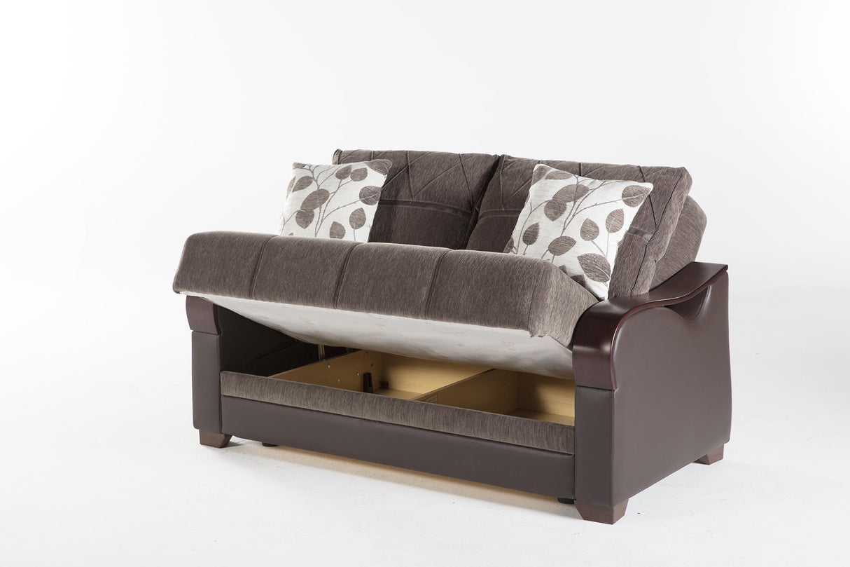 Bennett Armoni Brown Loveseat from Bellona - Luna Furniture