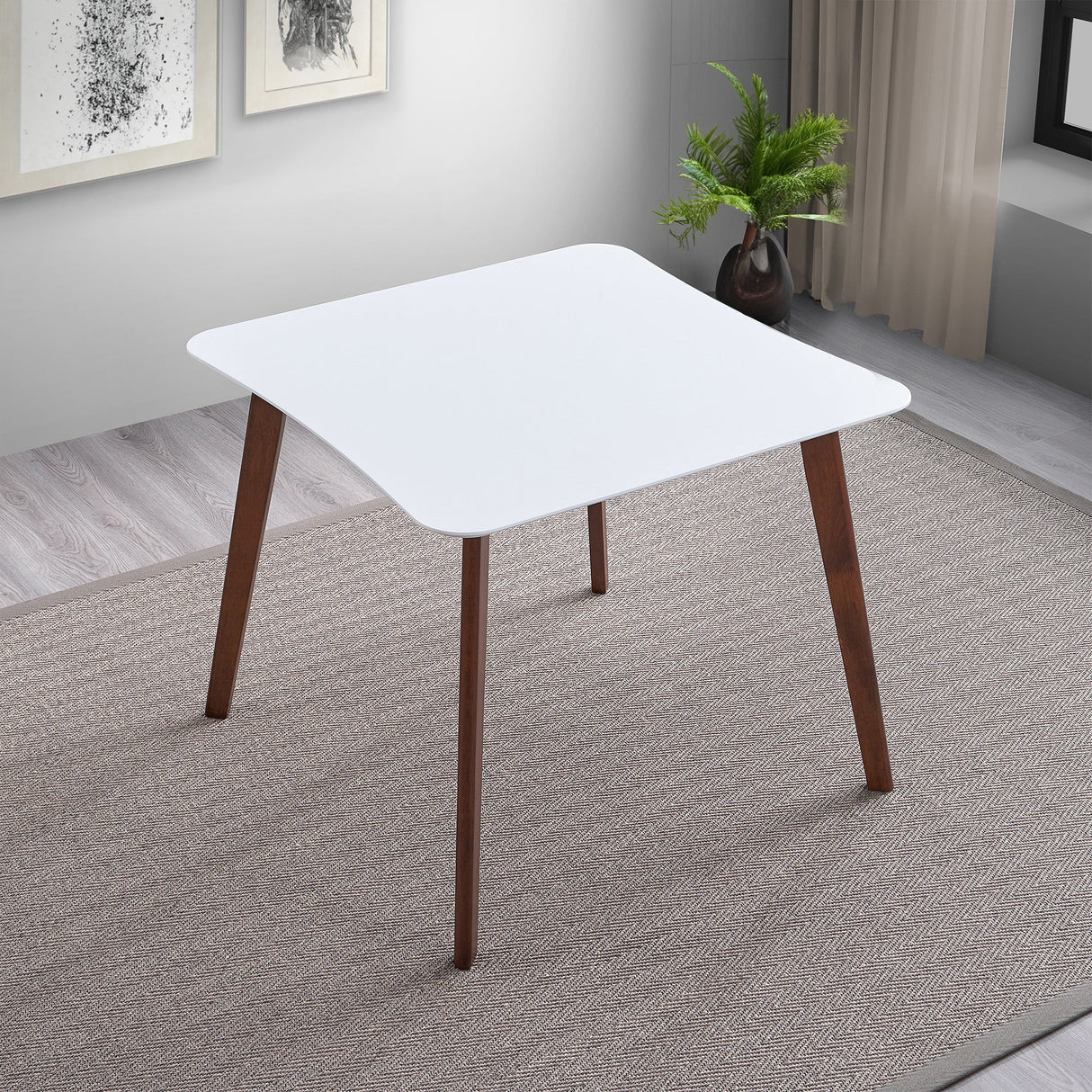 Benton Modern White Top Dining Table - DTB03200500