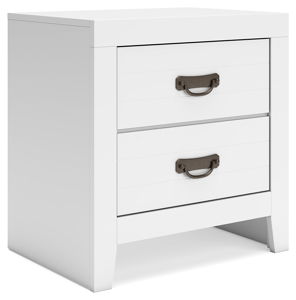 Binterglen California King Panel Bed with Dresser and Nightstand in White from Ashley - Luna Furniture