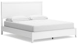 Binterglen California King Panel Bed with Dresser and Nightstand in White from Ashley - Luna Furniture