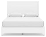 Binterglen California King Panel Bed with Dresser in White from Ashley - Luna Furniture