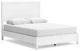 Binterglen California King Panel Bed with Dresser in White from Ashley - Luna Furniture