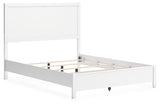 Binterglen California King Panel Bed with Dresser in White from Ashley - Luna Furniture