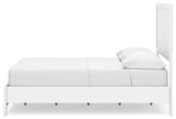 Binterglen Full Panel Bed with Dresser and 2 Nightstands in White from Ashley - Luna Furniture