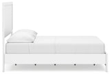 Binterglen Full Panel Bed with Dresser and 2 Nightstands in White from Ashley - Luna Furniture