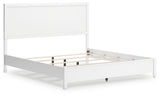 Binterglen King Panel Bed with Dresser and Nightstand in White from Ashley - Luna Furniture