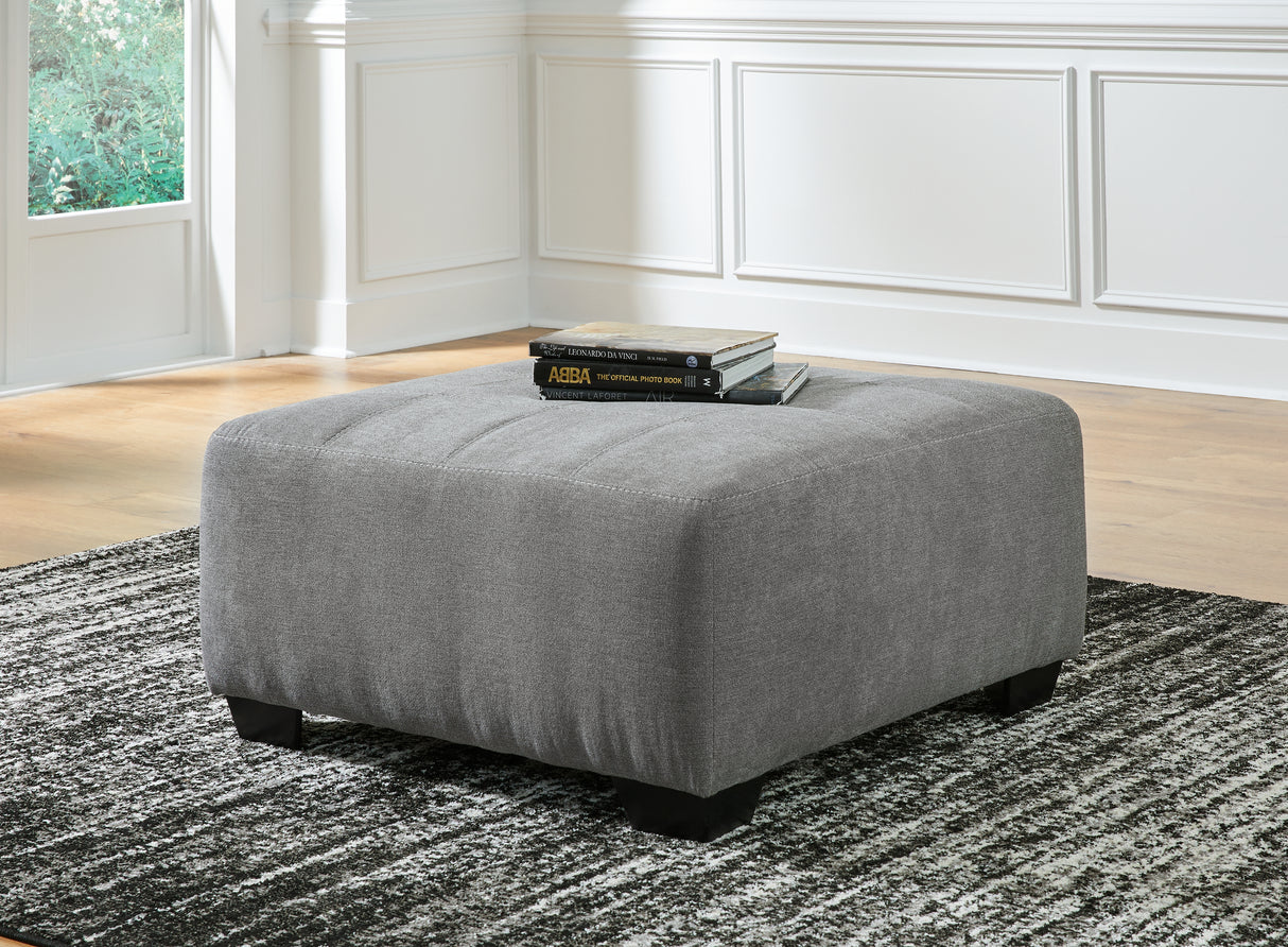 Birkdale Court Gray Oversized Accent Ottoman - 3240208