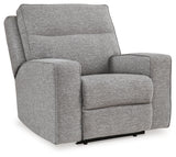 Biscoe Sofa, Loveseat and Recliner in Pewter - PKG015839