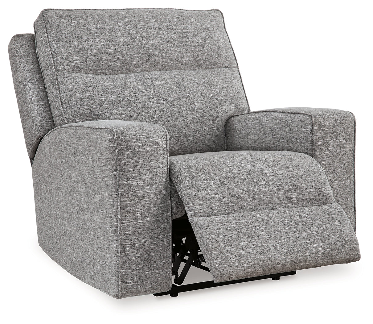 Biscoe Sofa, Loveseat and Recliner in Pewter - PKG015839