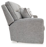 Biscoe Sofa, Loveseat and Recliner in Pewter - PKG015839