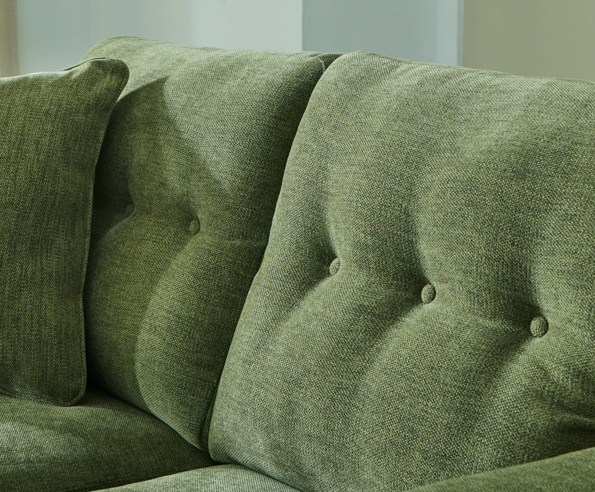 Bixler Sofa and Loveseat in Olive - PKG016464