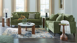 Bixler Sofa and Loveseat in Olive - PKG016464