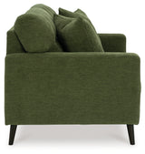 Bixler Sofa and Loveseat in Olive - PKG016464