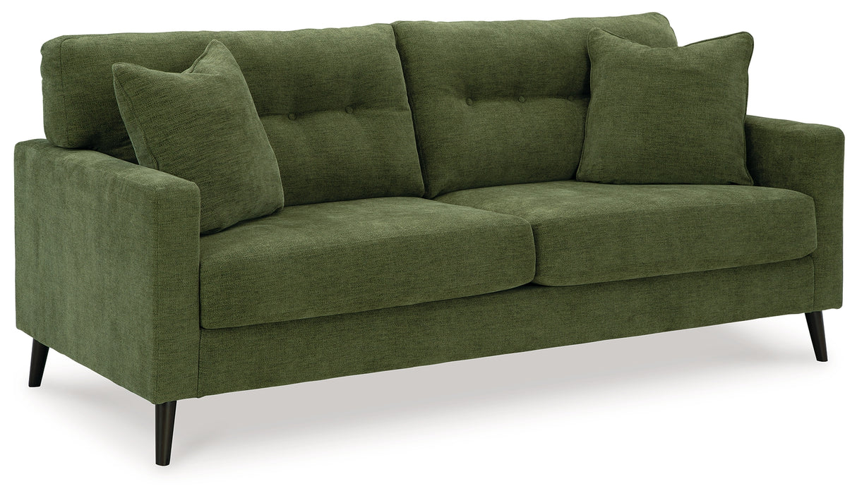 Bixler Sofa and Loveseat in Olive - PKG016464