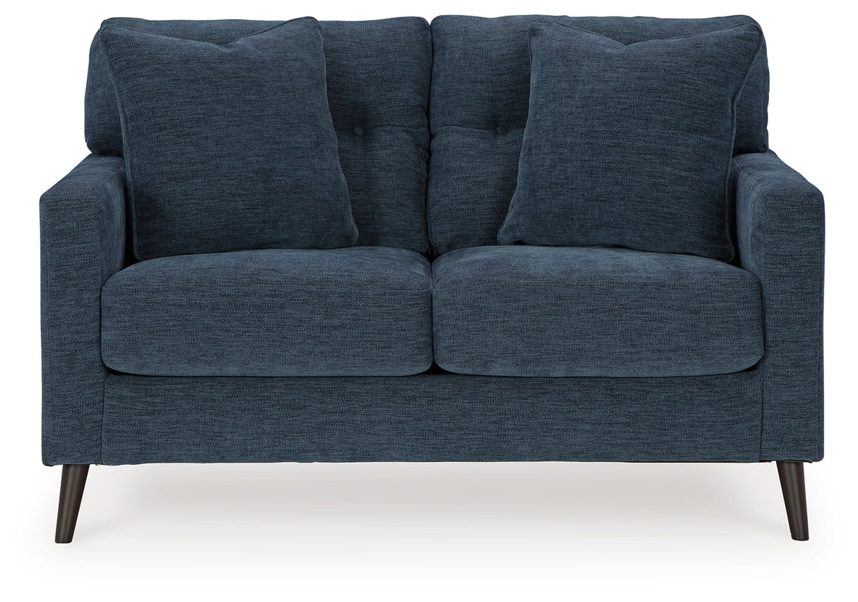 Bixler Sofa, Loveseat and Chair in Navy - PKG016463