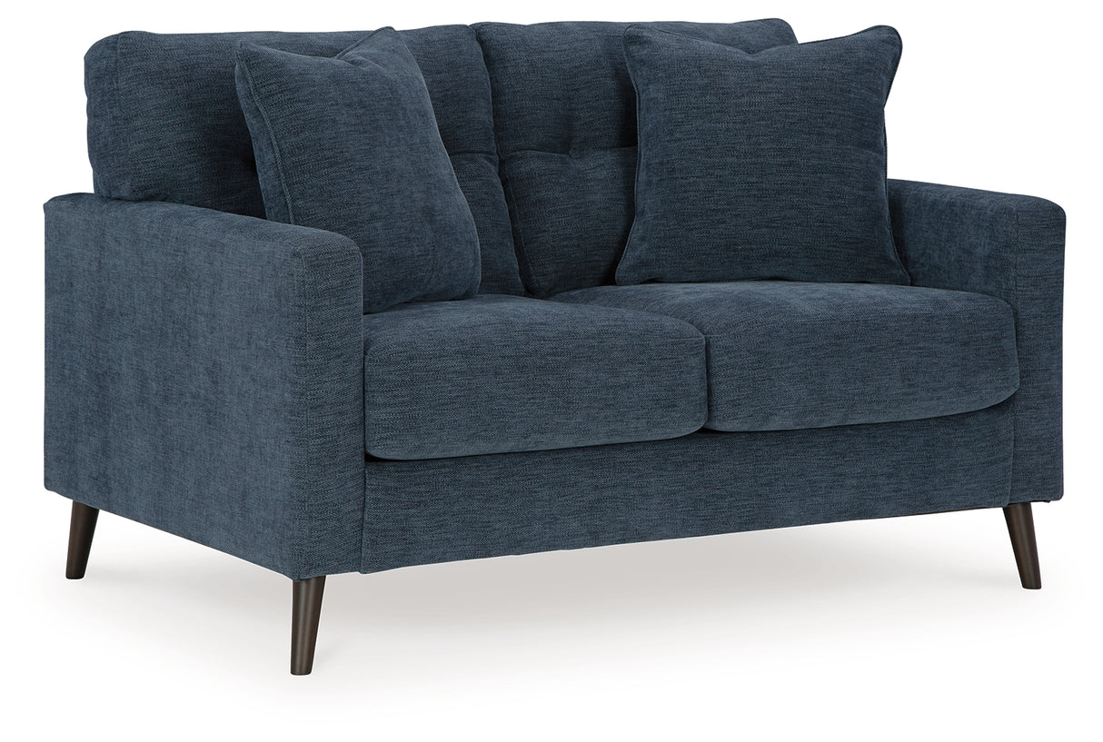 Bixler Sofa, Loveseat and Chair in Navy - PKG016463