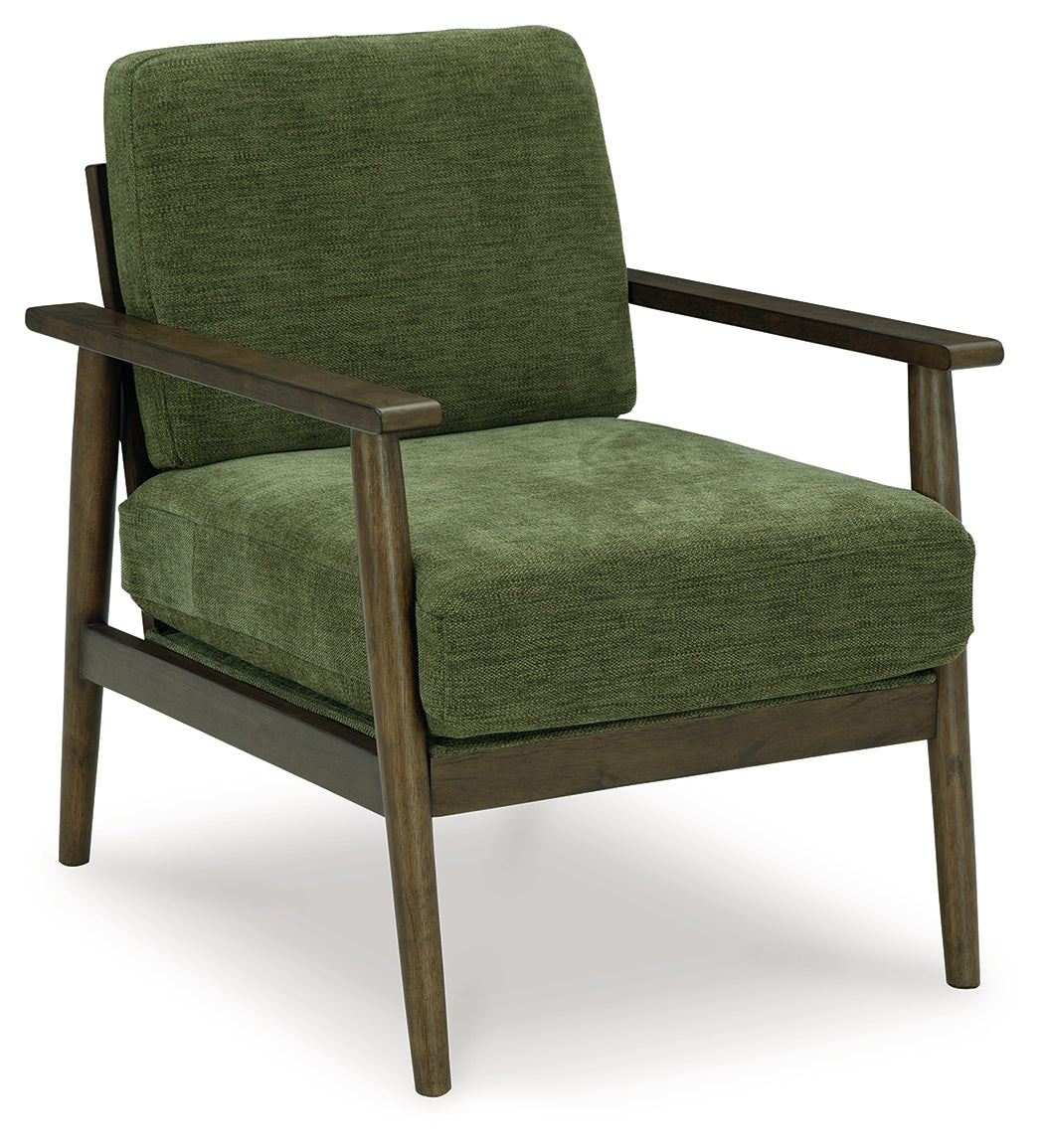 Bixler Sofa, Loveseat and Chair in Olive - PKG016465