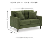 Bixler Sofa, Loveseat and Chair in Olive - PKG016465