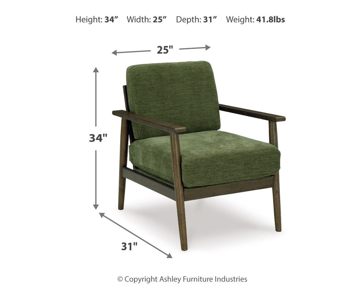 Bixler Sofa, Loveseat and Chair in Olive - PKG016465