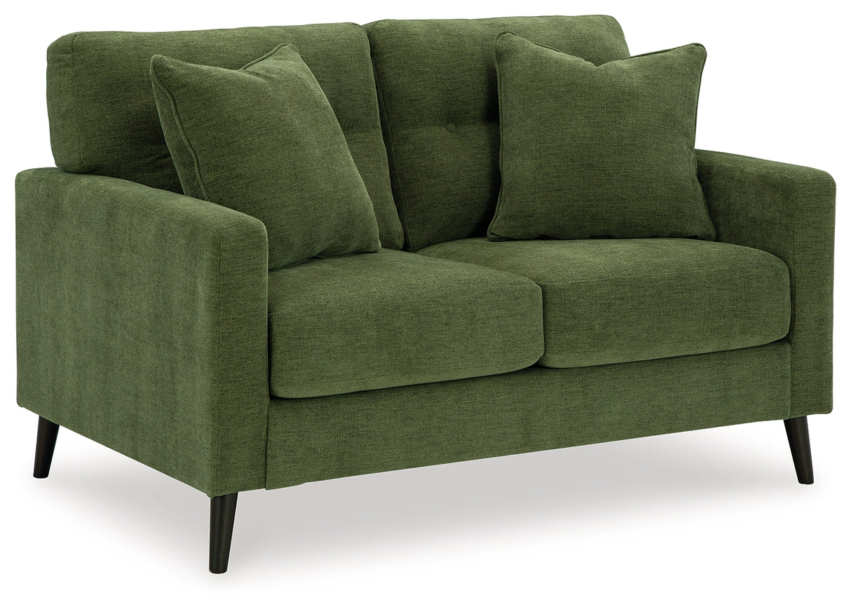 Bixler Sofa, Loveseat and Chair in Olive - PKG016465