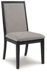 Black/Brown Foyland Dining Table and 8 Chairs - PKG014846