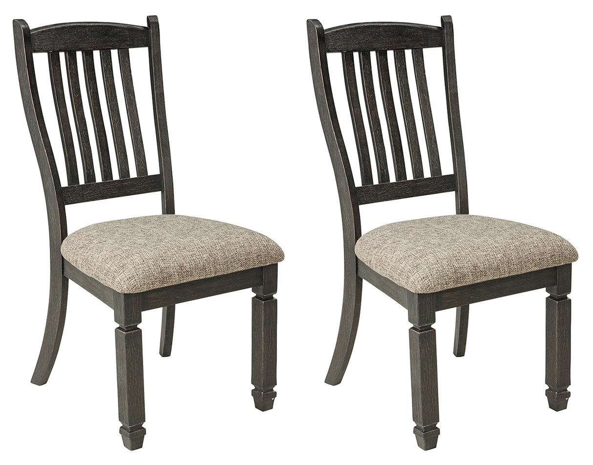 Black/Grayish Brown Tyler Creek 2-Piece Dining Room Chair - PKG000210