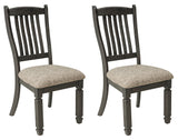 Black/Grayish Brown Tyler Creek 2-Piece Dining Room Chair - PKG000210