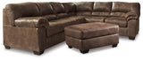 Bladen Coffee 3-Piece Sectional with Ottoman from Ashley - Luna Furniture