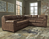 Bladen Coffee 3-Piece Sectional with Ottoman from Ashley - Luna Furniture