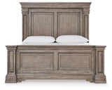 Blairhurst California King Panel Bed with Dresser in Light Grayish Brown - PKG017006