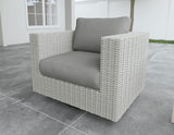 Blakley Swivel Chair w/ .5 Round Wicker from Steve Silver - Luna Furniture