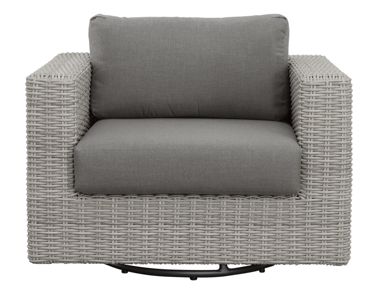 Blakley Swivel Chair w/ .5 Round Wicker from Steve Silver - Luna Furniture