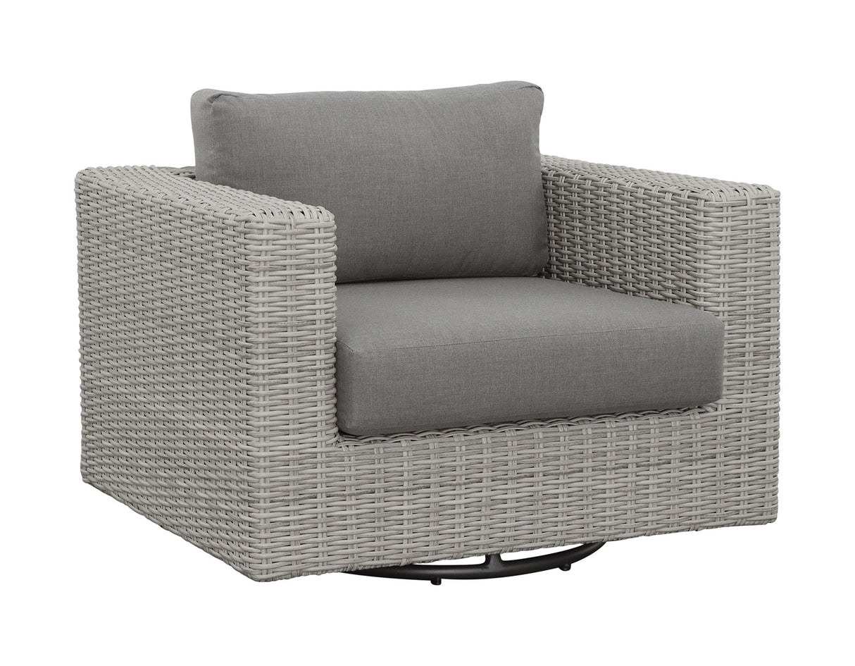 Blakley Swivel Chair w/ .5 Round Wicker from Steve Silver - Luna Furniture