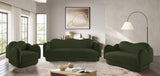 Bloom Teddy Fabric Upholstered Accent Chair in Green from Meridian - Luna Furniture