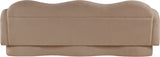 Bloom Teddy Fabric Upholstered Sofa in Beige from Meridian - Luna Furniture