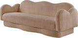 Bloom Teddy Fabric Upholstered Sofa in Beige from Meridian - Luna Furniture