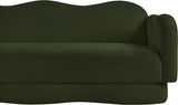 Bloom Teddy Fabric Upholstered Sofa in Green from Meridian - Luna Furniture