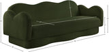 Bloom Teddy Fabric Upholstered Sofa in Green from Meridian - Luna Furniture