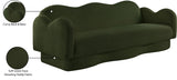 Bloom Teddy Fabric Upholstered Sofa in Green from Meridian - Luna Furniture