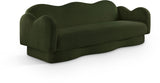 Bloom Teddy Fabric Upholstered Sofa in Green from Meridian - Luna Furniture