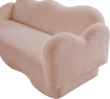 Bloom Teddy Fabric Upholstered Sofa in Pink from Meridian - Luna Furniture