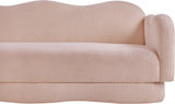 Bloom Teddy Fabric Upholstered Sofa in Pink from Meridian - Luna Furniture