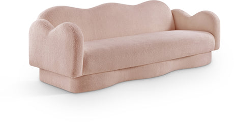 Bloom Teddy Fabric Upholstered Sofa in Pink from Meridian - Luna Furniture