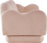 Bloom Teddy Fabric Upholstered Sofa in Pink from Meridian - Luna Furniture