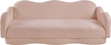 Bloom Teddy Fabric Upholstered Sofa in Pink from Meridian - Luna Furniture