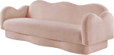 Bloom Teddy Fabric Upholstered Sofa in Pink from Meridian - Luna Furniture