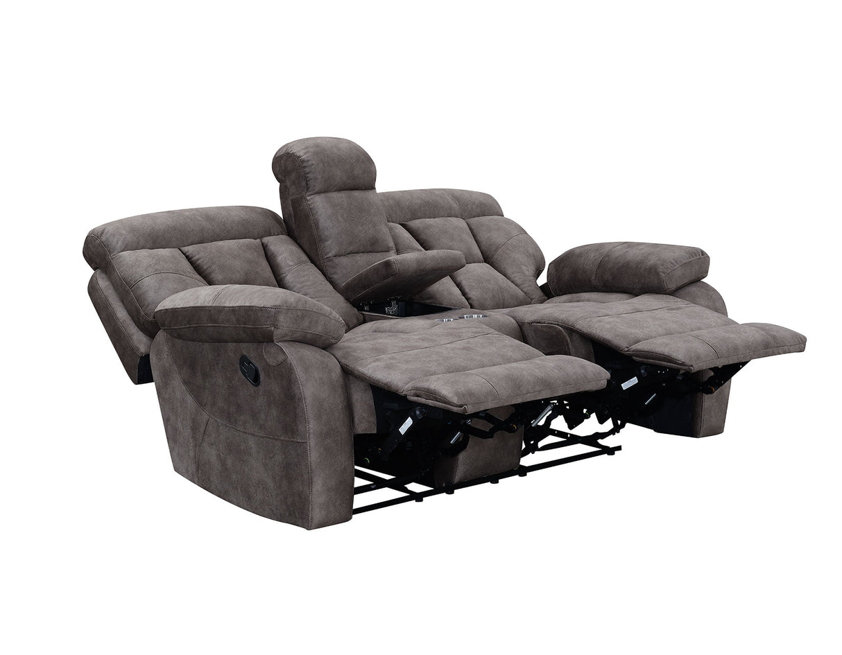 Bogata Manual Reclining Console Loveseat from Steve Silver - Luna Furniture